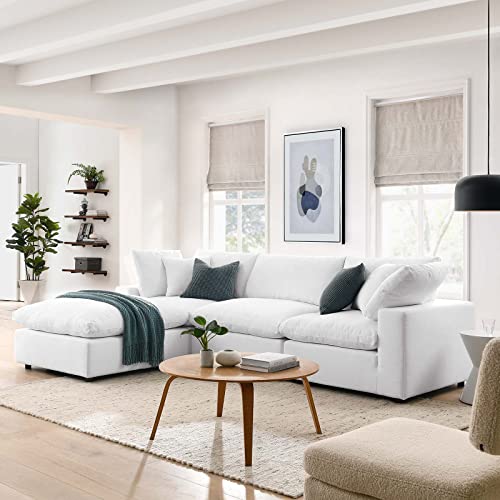 Discover the Ultimate Comfort with the Modway Commix Pure White Sectional Sofa