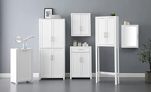 Crosley Furniture Savannah Wall Cabinet, White