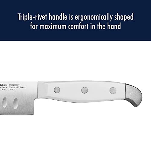 HENCKELS Statement Razor-Sharp 15-Piece White Handle Knife Set with Block, German Engineered Knife Informed by over 100 Years of Mastery