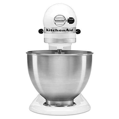 KitchenAid Classic Series 4.5 Quart Tilt-Head Stand Mixer K45SS, White