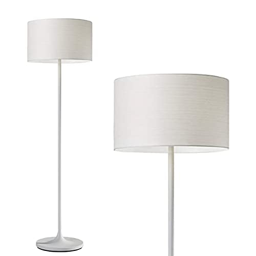 Adesso 6237-02 Oslo Floor Lamp – Corrosion Resistant, Scratch Proof, White Matte Finish Lighting Equipment with Metal Body. Tools & Home Improvement,Matte White