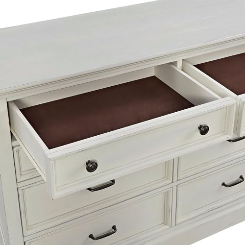 Seaside Lodge White King Bed, Night Stand, and Chest by Home Styles