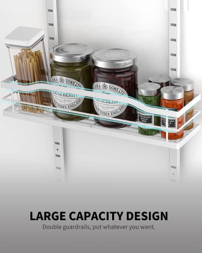 Moforoco White 9-Tier Over The Door Pantry Organizer, Pantry Organization And Storage, Metal Hanging Spice Rack Shelves Door, Home & Kitchen Essentials, Laundry Room Bathroom Organization…