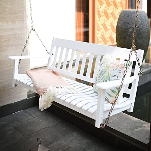 Cambridge Casual Solid Wood Bentley Patio Porch Swing, White