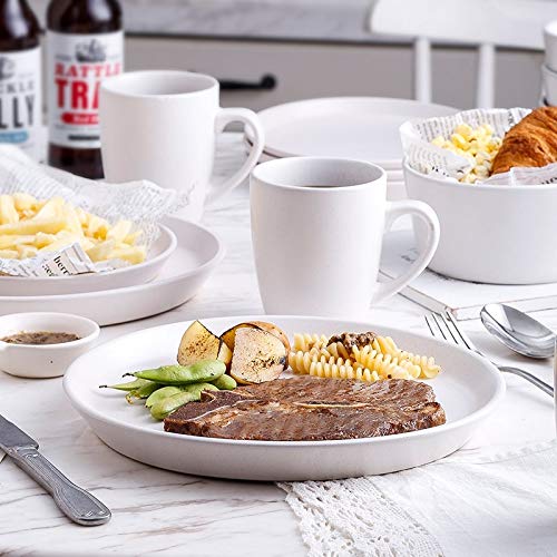 Stone Lain Albie 32-Piece Dinnerware Set Stoneware, White Speckled