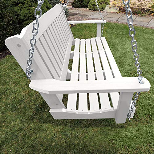 Highwood AD-PORL1-WHE Lehigh Porch Swing, 5 Feet, White