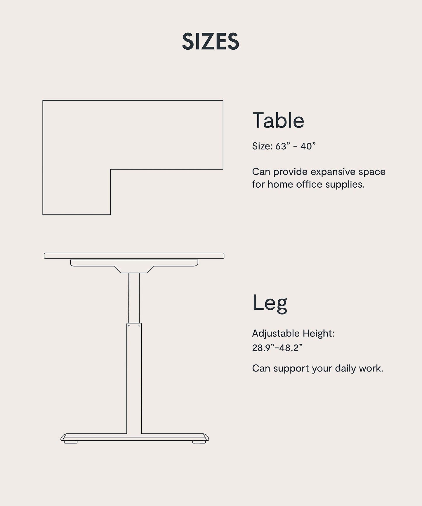 SANODESK 63-Inch Large Dual Motor L-Shaped Electric Height Adjustable Standing Desk - Reversible Panel - White Top/White Frame - Ideal for Gaming, Home Office or Computer Workstation