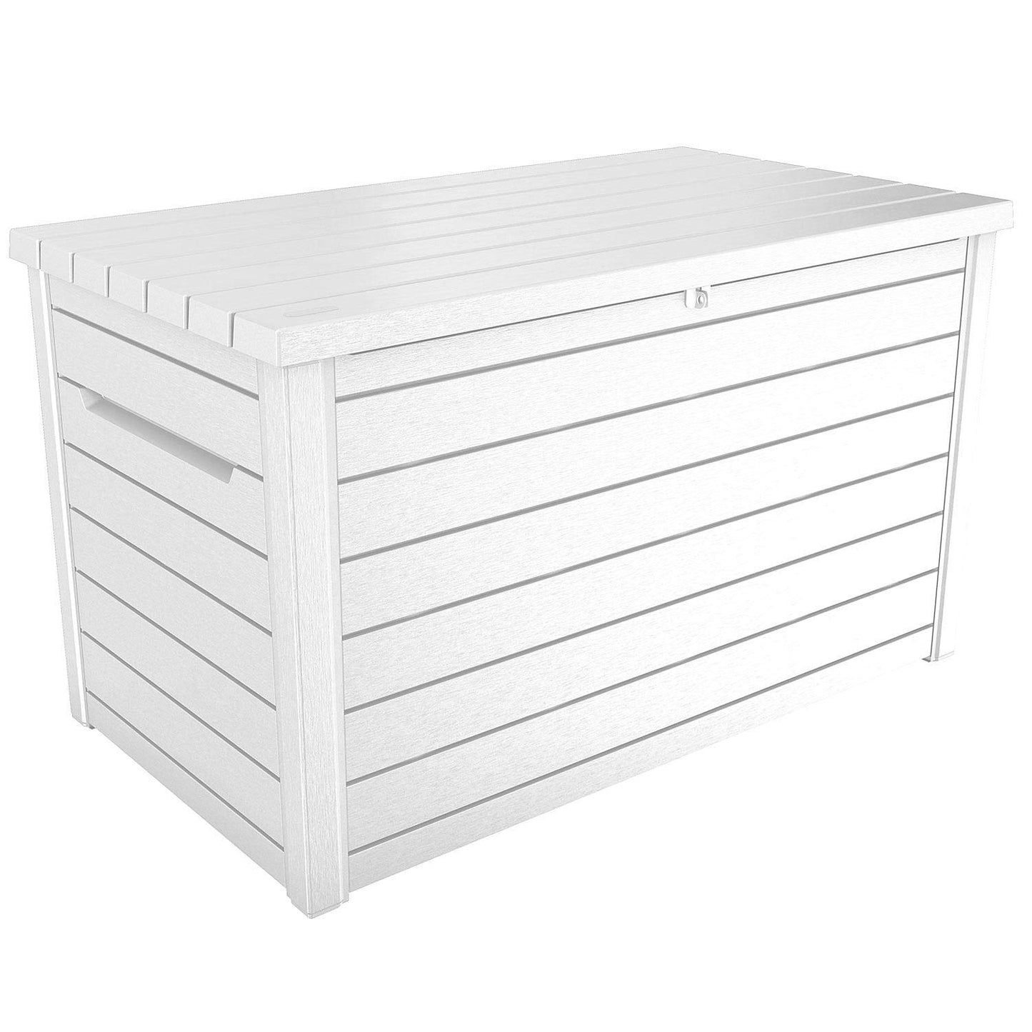 Keter XXL 230 Gallon Deck Storage Box Outdoor Patio Container ~ White